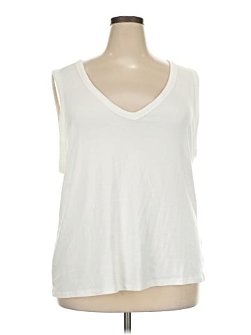 a.n.a. A New Approach Sleeveless T-Shirt (view 1)