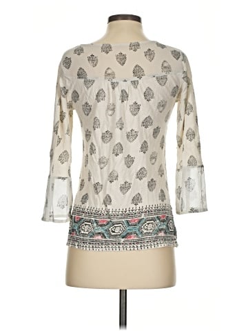 Lucky Brand 3/4 Sleeve Blouse (view 2)