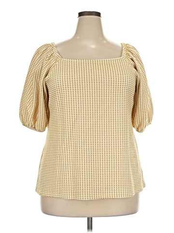 Ava & Viv 3/4 Sleeve Blouse (view 1)