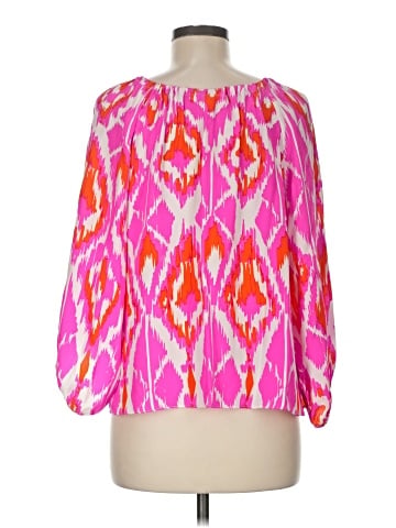 Alice & Trixie 3/4 Sleeve Silk Top (view 2)