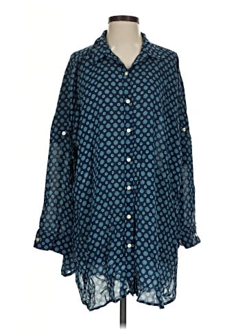 Lands' End 3/4 Sleeve Blouse (view 1)