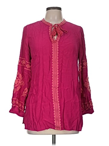Soft Surroundings Long Sleeve Blouse (view 1)