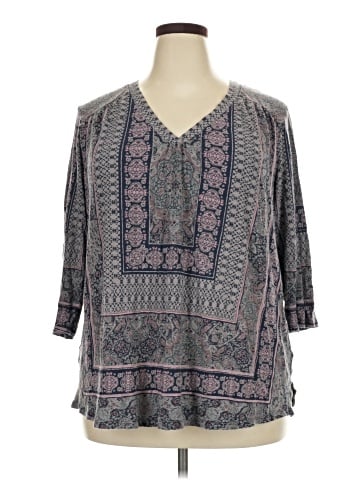 Lucky Brand 3/4 Sleeve Blouse (view 1)