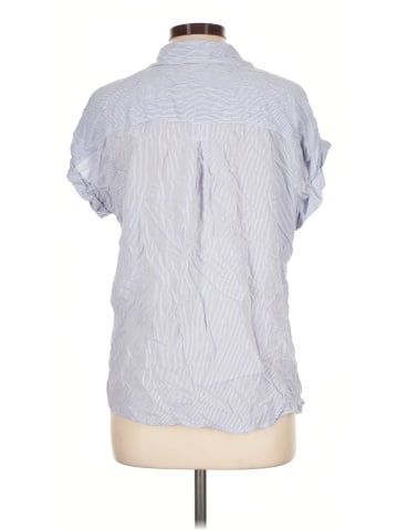 Cosmic Blue Love Short Sleeve Blouse (view 2)