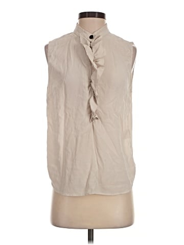 Sandro Sleeveless Silk Top (view 1)