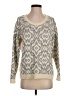 Hinge Print Ivory Pullover Sweater Size S - photo 1