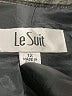 Le Suit 100% Polyester Chevron-herringbone Silver Blazer Size 12 - photo 6