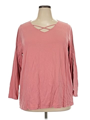 Lands' End 3/4 Sleeve Top (view 1)