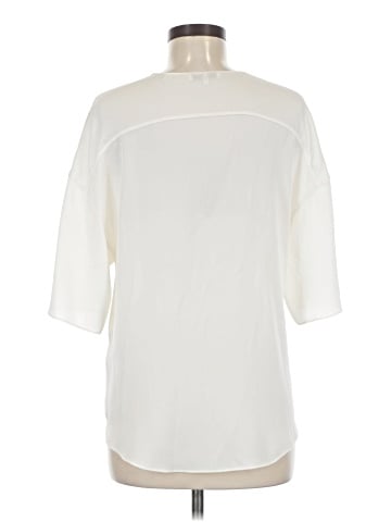 Vince. 3/4 Sleeve Silk Top (view 2)