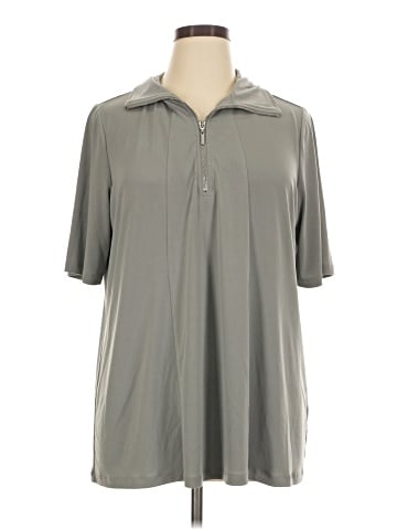 Susan Graver Short Sleeve Polo (view 1)
