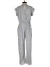 Monteau Solid Gray Jumpsuit Size M - photo 2