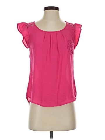E&M Collection Short Sleeve Blouse (view 1)