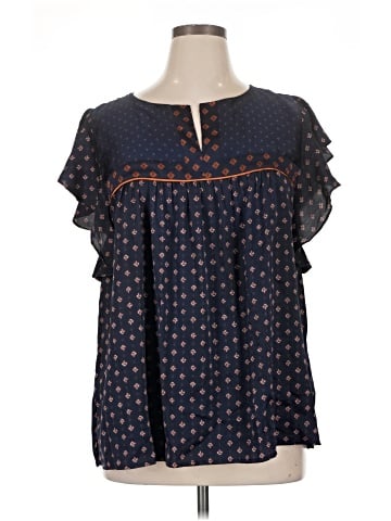 Ann Taylor LOFT Short Sleeve Blouse (view 1)