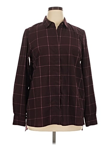 Ellen Tracy Long Sleeve Blouse (view 1)