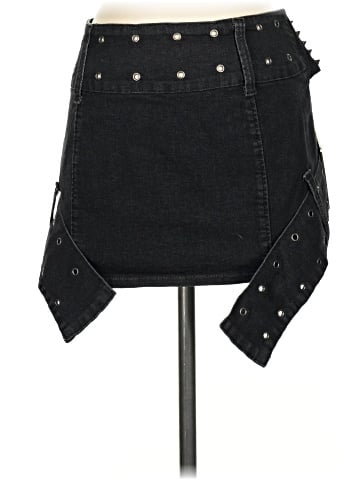 Romwe Denim Skirt (view 1)