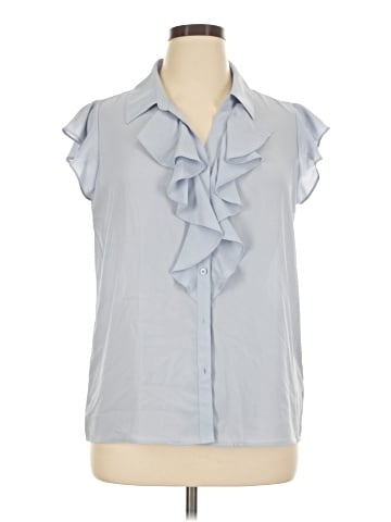 Calvin Klein Short Sleeve Blouse (view 1)