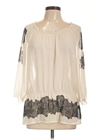 Apt. 9 3/4 Sleeve Blouse (view 1)