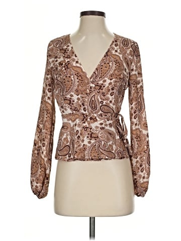 Charlotte Russe Long Sleeve Blouse (view 1)