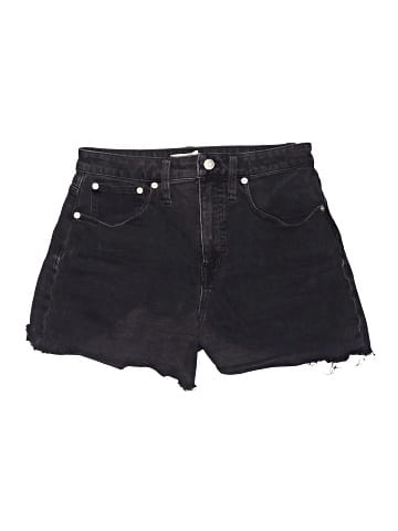 Madewell Curvy High-Rise Denim Shorts in Lunar Wash (view 1)