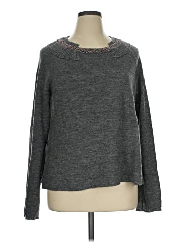 Knitted & Knotted Pullover Sweater (view 1)