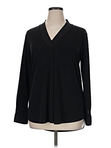 Jones New York Signature Long Sleeve Blouse (view 1)
