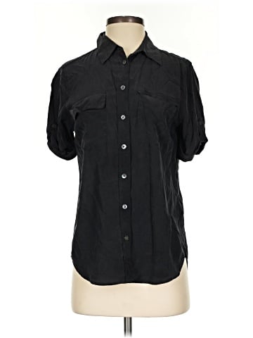 Equipment Short Sleeve Silk Top (view 1)