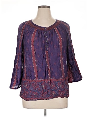 Lucky Brand 3/4 Sleeve Blouse (view 1)