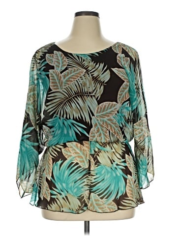 Only 3/4 Sleeve Blouse (view 1)