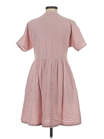 Madewell Lightspun Button-Front Mini Dress (view 2)