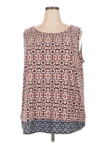 Roz & Ali Sleeveless Blouse (view 1)