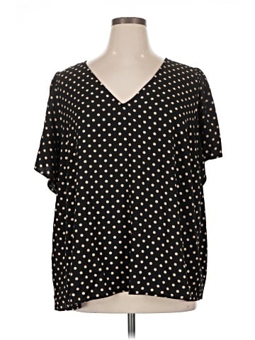 LC Lauren Conrad Short Sleeve Blouse (view 1)