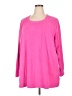 Danskin Now 100% Polyester Pink Pullover Sweater Size 4X - photo 1