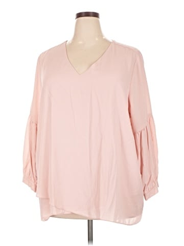 Karen Kane 3/4 Sleeve Blouse (view 1)