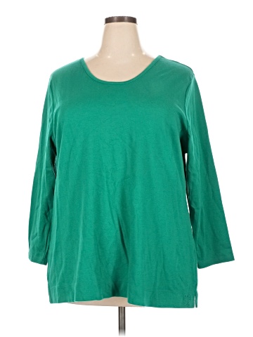 Liz Claiborne 3/4 Sleeve T-Shirt (view 1)