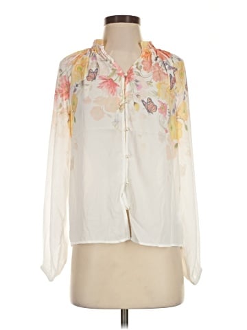 Cupcakes & Cashmere Long Sleeve Blouse (view 1)