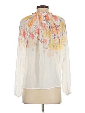 Cupcakes & Cashmere Long Sleeve Blouse (view 2)