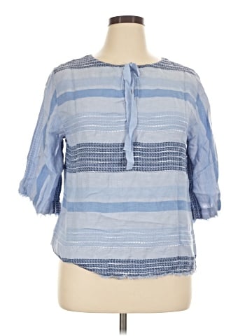 Cloth & Stone 3/4 Sleeve Polo (view 1)