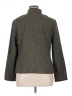 Perceptions 100% Polyester Tweed Gray Blazer Size 16 - photo 2