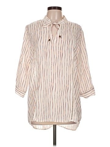 Simply Noelle 3/4 Sleeve Button-Down Shirt (view 1)