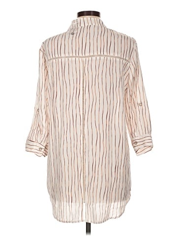 Simply Noelle 3/4 Sleeve Button-Down Shirt (view 2)