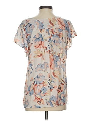 Joie Short Sleeve Silk Top (view 2)