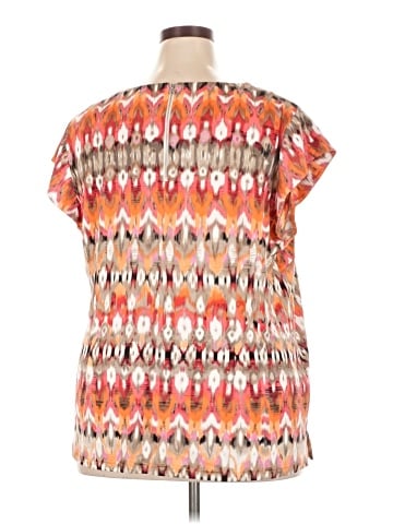 Roz & Ali Short Sleeve Blouse (view 2)