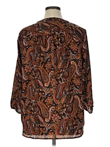 Jones New York Signature 3/4 Sleeve Blouse (view 2)