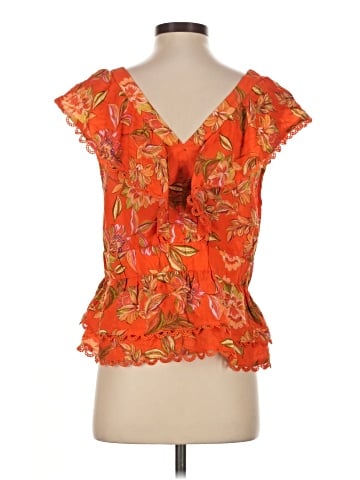Rose + Olive Sleeveless Blouse (view 2)