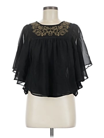 En Creme 3/4 Sleeve Blouse (view 1)