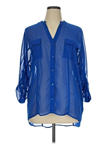 Candie's 3/4 Sleeve Blouse (view 1)