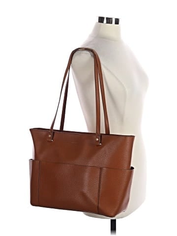 Anne Klein Leather Tote (view 2)
