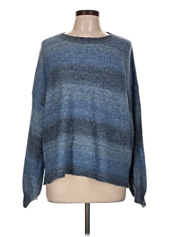 Aqua Pullover Sweater (view 1)