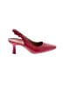 Vionic 100% Leather Color Block Red Heels Size 9 - photo 1
