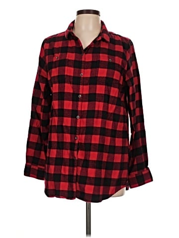 Woolrich 3/4 Sleeve Button-Down Shirt (view 1)